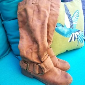 brown tall size 7 boots